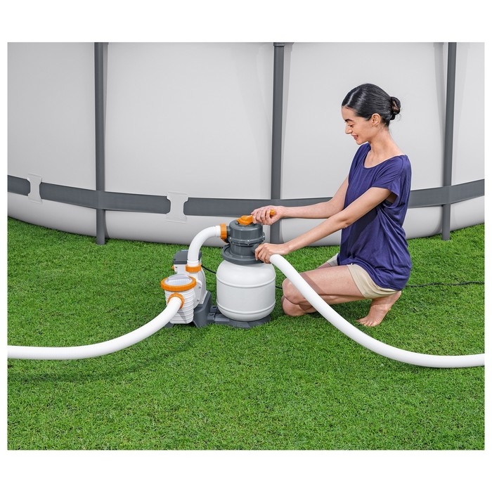 Фильтр-насос для бассейнов песочный, 220-240V, 5678 л/ч, 58497 Bestway Фильтр-насос для бассейнов песочный, 220-240V, 5678 л/ч, 58497 Bestway