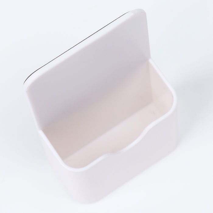 Магнитная универсальная подставка для маркеров и губок белого цвета  Магнитная универсальная подставка для маркеров и губок белого цвета "Классика" 3х5.5х12 см