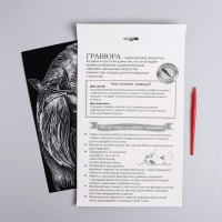 Гравюра «Лошадь» с металлическим эффектом «серебро» А4 Гравюра «Лошадь» с металлическим эффектом «серебро» А4