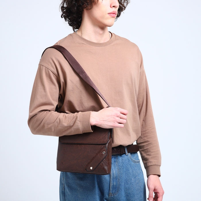 Сумка мужская, цвет коричневый Сумка мужская, цвет коричневый