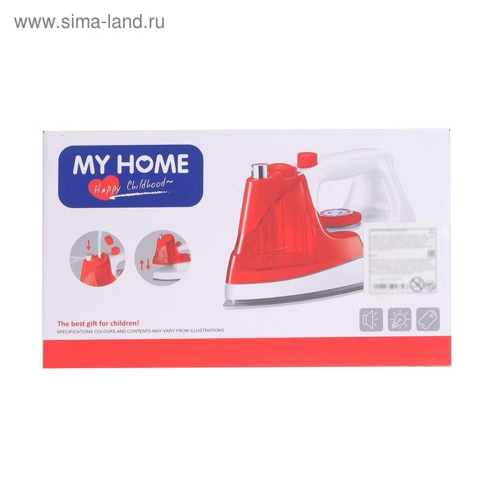 Бытовая техника «Утюг: Мой Дом», свет, звук, распыляет воду Бытовая техника «Утюг: Мой Дом», свет, звук, распыляет воду