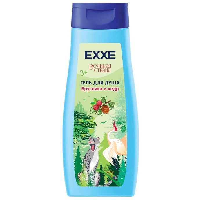 Гель для душа детский EXXE брусника и кедр, 400 мл Гель для душа детский EXXE брусника и кедр, 400 мл