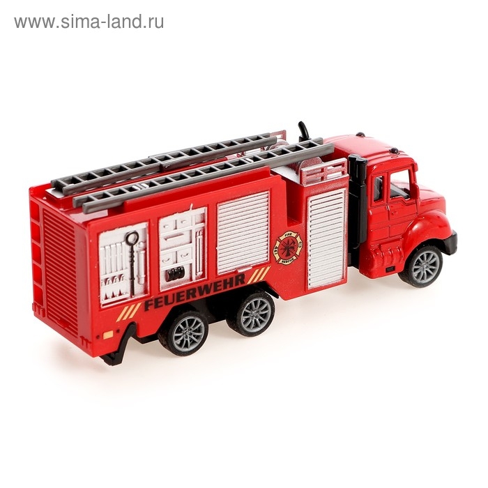 Машина металлическая «Пожарная служба», инерция, с элементами из пластика, МИКС Машина металлическая «Пожарная служба», инерция, с элементами из пластика, МИКС