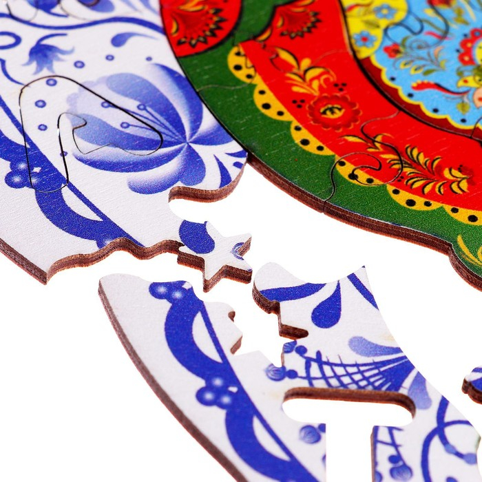 Пазл-конструктор деревянный «Матрёшка Маша» Пазл-конструктор деревянный «Матрёшка Маша»