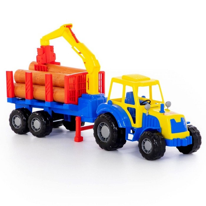 Трактор «Алтай» с полуприцепом-лесовозом Трактор «Алтай» с полуприцепом-лесовозом