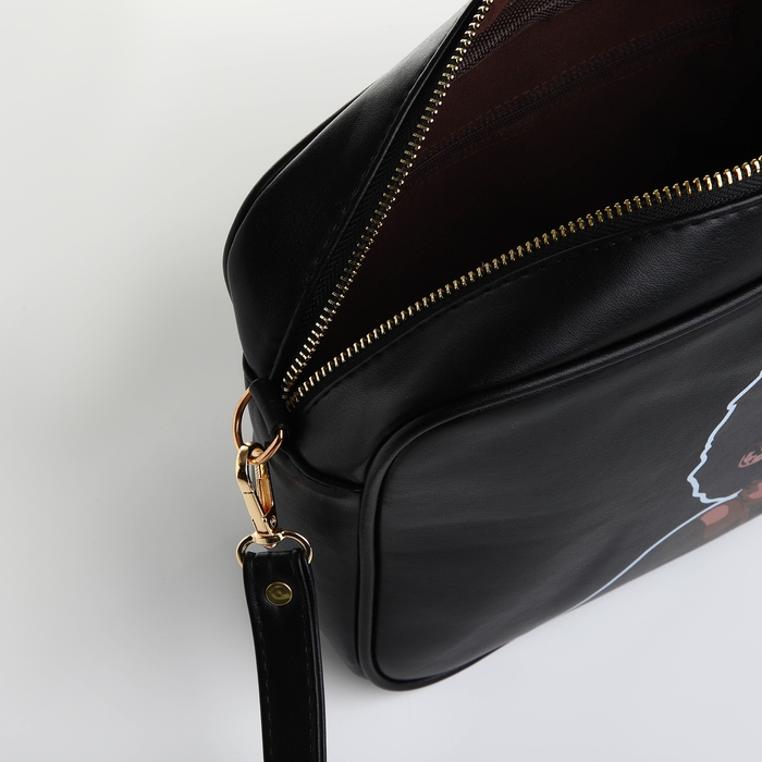 Сумка женская через плечо TEXTURA, маленького размера, цвет чёрный Сумка женская через плечо TEXTURA, маленького размера, цвет чёрный