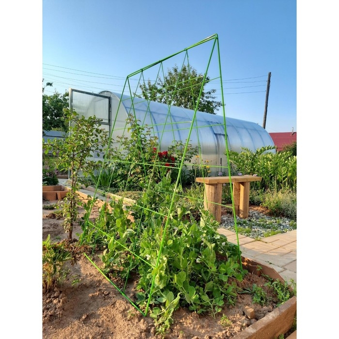 Шпалера для огурцов, двухсторонняя, 118 × 78 см, металл Шпалера для огурцов, двухсторонняя, 118 × 78 см, металл