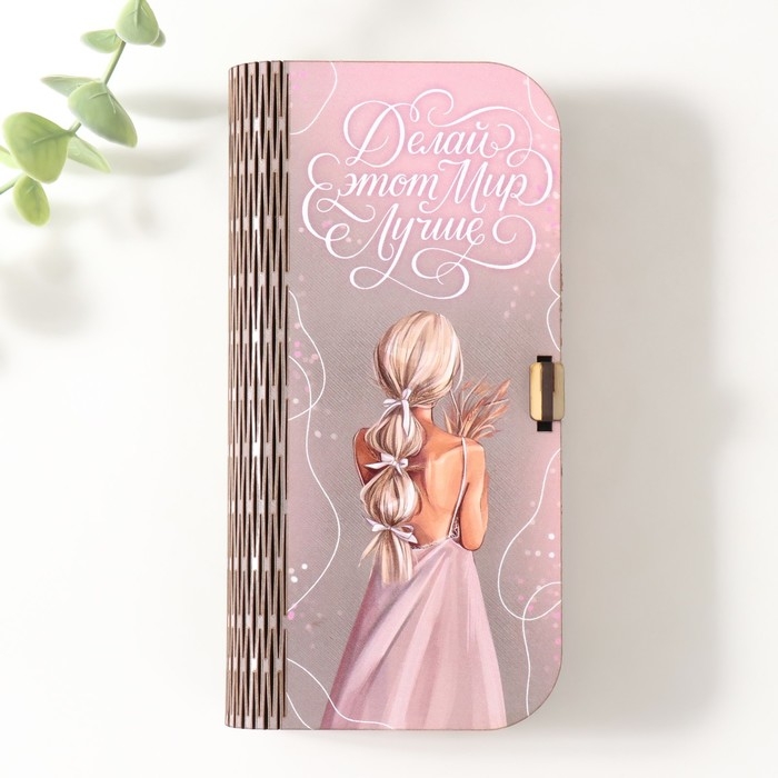 Шкатулка  Шкатулка "Девушка" 17х8,5х3,5 см