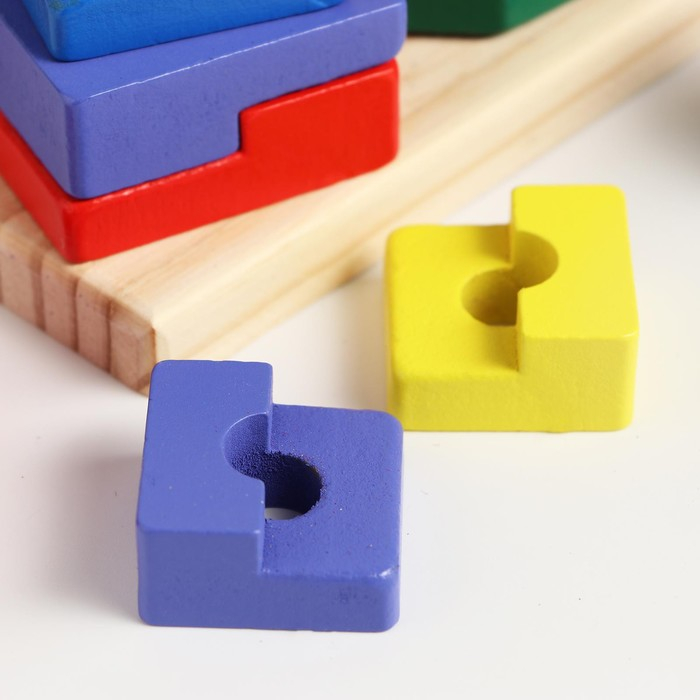 Набор развивающих пирамидок «Трио» 19,8х6,4х13,6 см Набор развивающих пирамидок «Трио» 19,8х6,4х13,6 см