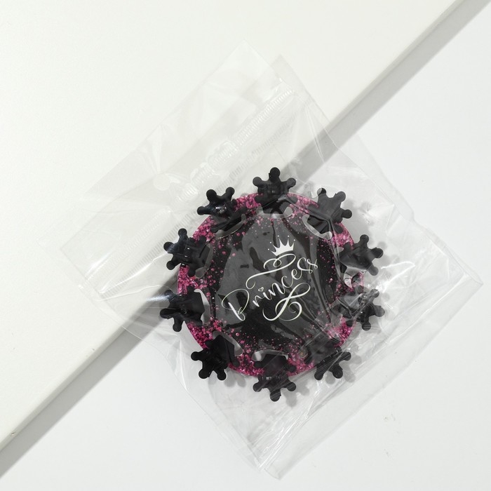 Краб для волос , мини , набор «Принцесса»,10 шт.,1,5 х1,5 см Краб для волос , мини , набор «Принцесса»,10 шт.,1,5 х1,5 см