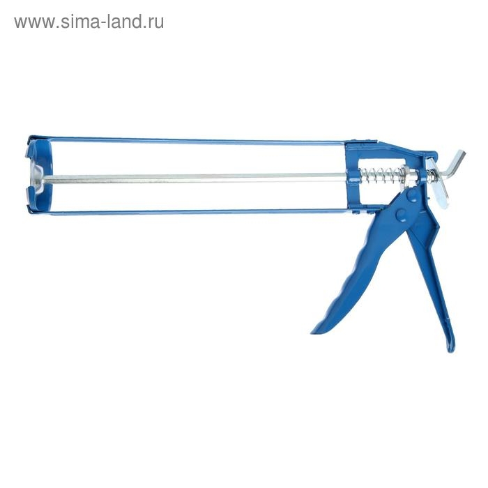 Пистолет для герметика ТУНДРА, усиленный, скелетный, шестигранный шток, 225 мм Пистолет для герметика ТУНДРА, усиленный, скелетный, шестигранный шток, 225 мм