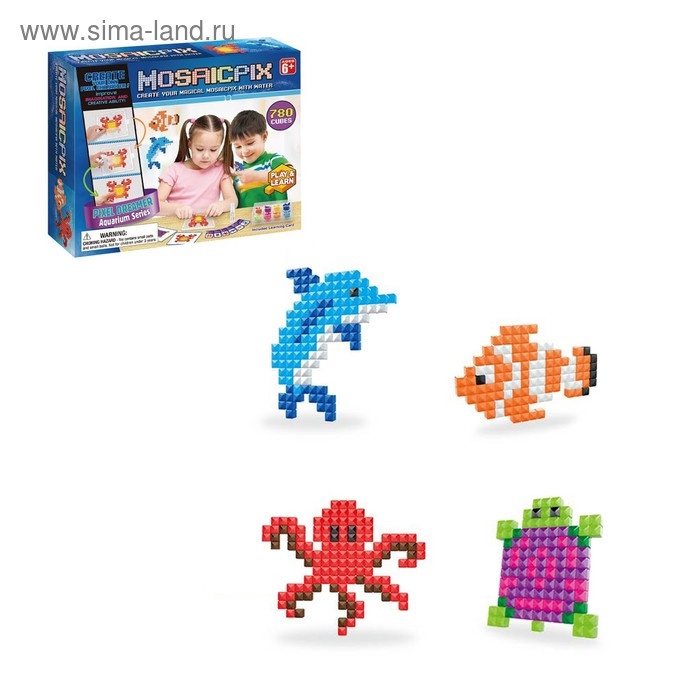 Аквамозаика MOSAICPIX «Морские животные», 780 деталей Аквамозаика MOSAICPIX «Морские животные», 780 деталей