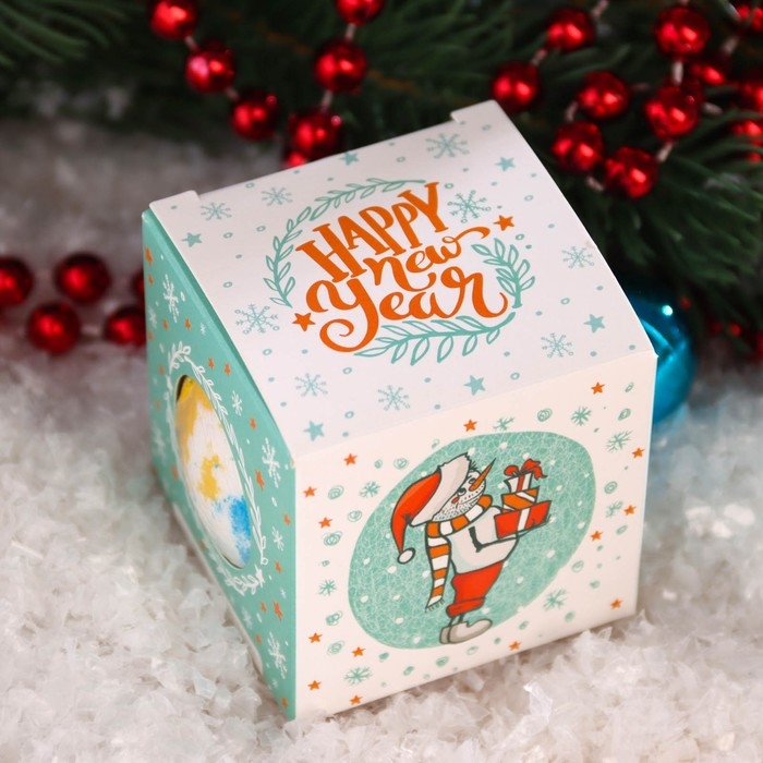Бомбочка для ванн Бомбочка для ванн "Happy New Year", 130 г