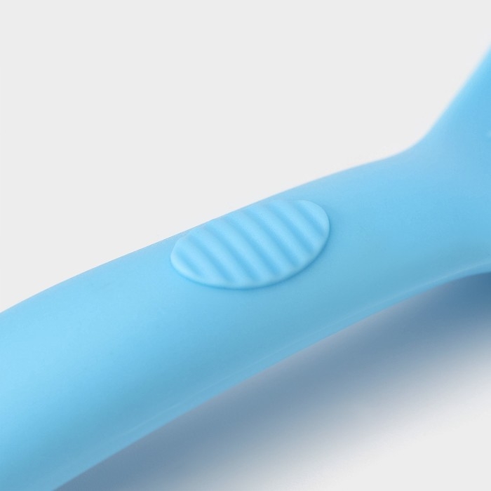 Ложка Доляна «Дуэт», 24×7,5×4 см, цвет голубой Ложка Доляна «Дуэт», 24×7,5×4 см, цвет голубой