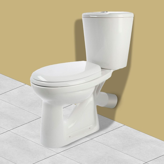 Унитаз компакт ЛЗСФ Унитаз компакт ЛЗСФ "Комфорт Стандарт NEW", нижняя подводка, сиденье, кнопка