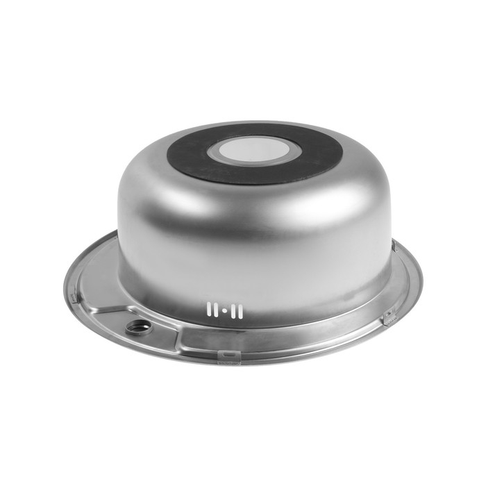 Мойка кухонная MIXLINE 528183, врезная, толщина 0.6 мм, 49х49х18 см, вып. 3 1/2 Мойка кухонная MIXLINE 528183, врезная, толщина 0.6 мм, 49х49х18 см, вып. 3 1/2", с сифоном