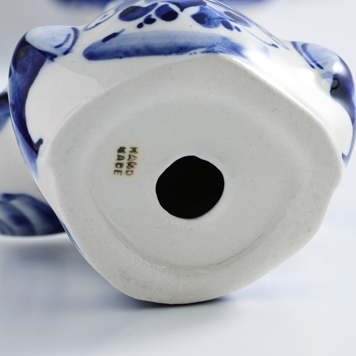 Сувенир «Слон Чайник», 9 см, гжель