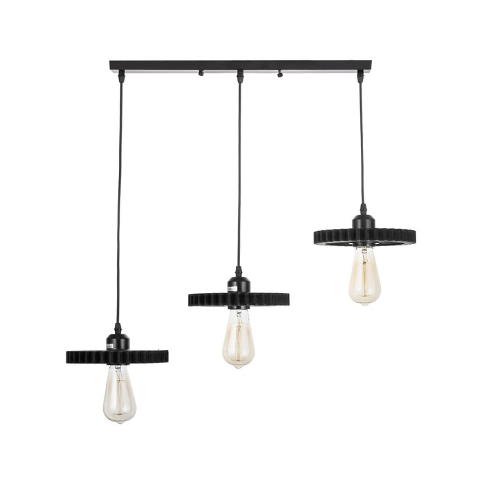 Светильник Светильник "Шестеренка" 3хЕ27 40Вт 50х20х15-135 см