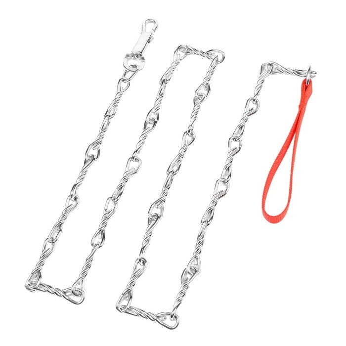 Поводок металлический витой с нейлоновой ручкой, 180 см х 4 мм Поводок металлический витой с нейлоновой ручкой, 180 см х 4 мм