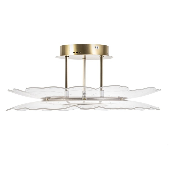 Люстра Люстра "Грация" LED 48Вт 3000-6000К золото 50х50х7-150смсм