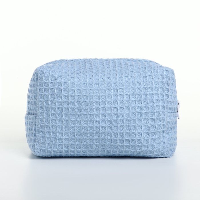Косметичка на молнии TEXTURA, цвет голубой Косметичка на молнии TEXTURA, цвет голубой