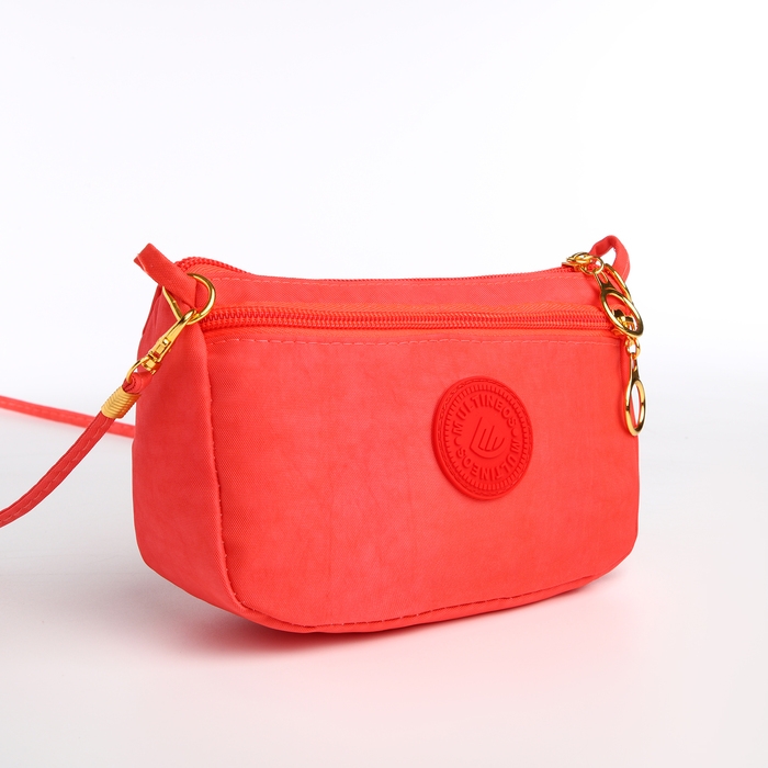 Сумка женская кросс-боди на молнии, цвет розовый Сумка женская кросс-боди на молнии, цвет розовый