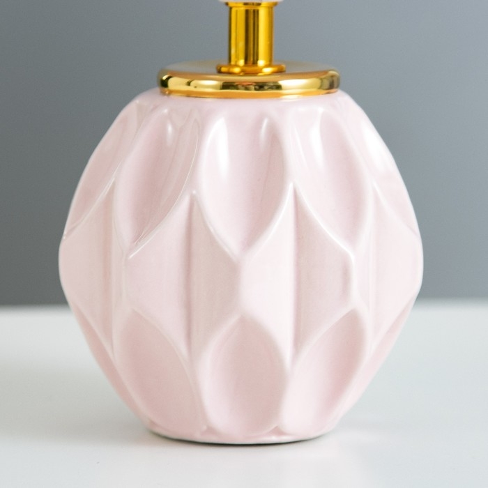 Настольная лампа Настольная лампа "Амальтея" Е14 40Вт розовый 13х13х25 см RISALUX