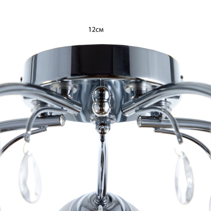 Люстра Люстра "Лиана" 5хЕ27 40Вт хром 55х55х36 см BayerLux