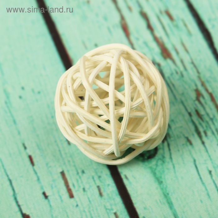 Шар декоративный из лозы, набор 2 шт.