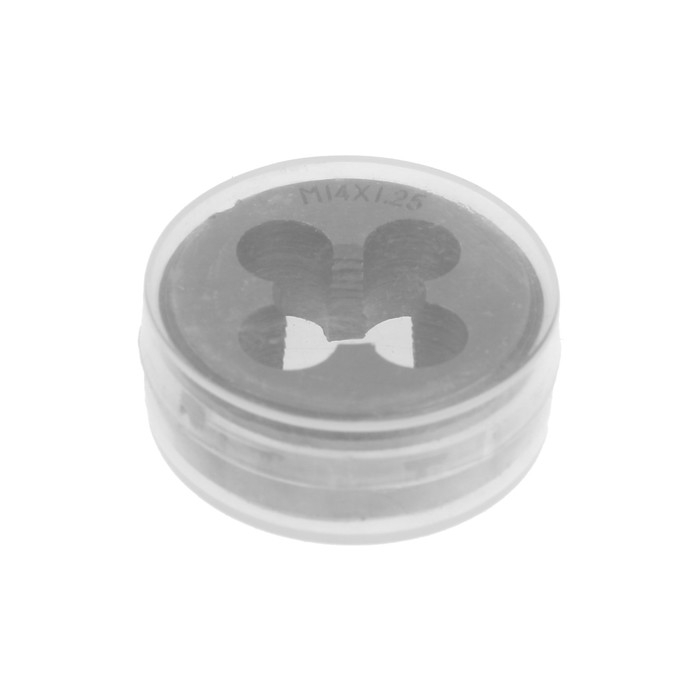 Плашка метрическая ТУНДРА, М14 х 1.25 мм