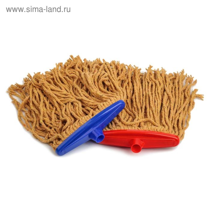 Насадка для швабры верёвочная Доляна, хлопок, 29×21,5×4,5 см, цвет МИКС Насадка для швабры верёвочная Доляна, хлопок, 29×21,5×4,5 см, цвет МИКС