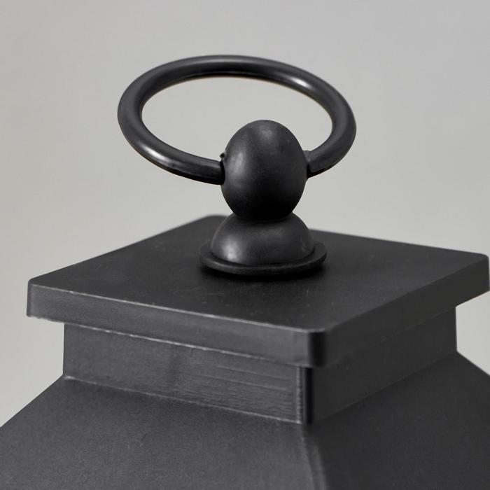 Ночник Ночник "Фонарь. Клетка" чёрная от батареек 3ААА 30х14х14 см RISALUX