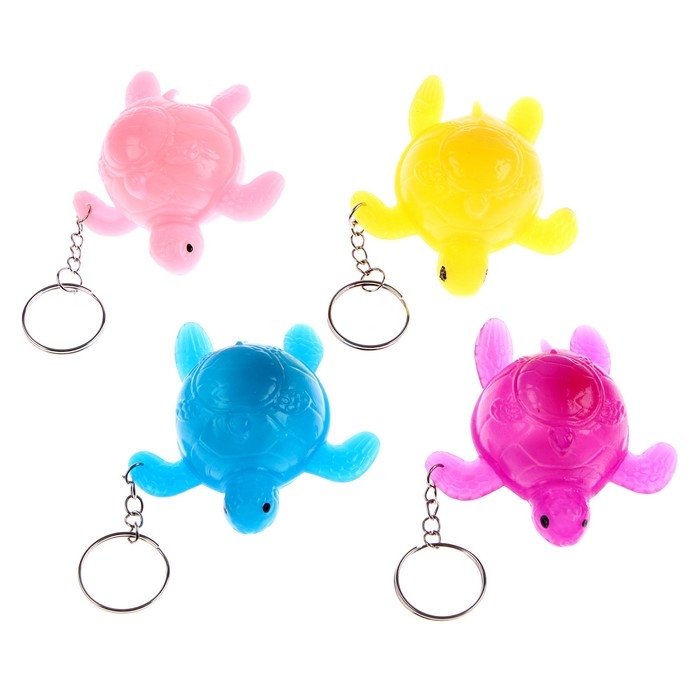 Мялка «Черепашка» на брелоке, цвета МИКС Мялка «Черепашка» на брелоке, цвета МИКС