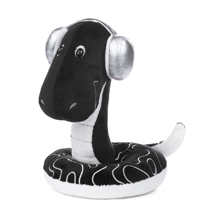 Мягкая игрушка  Мягкая игрушка "Змей диджей Блэк", 23 см MT-MRT012451-23