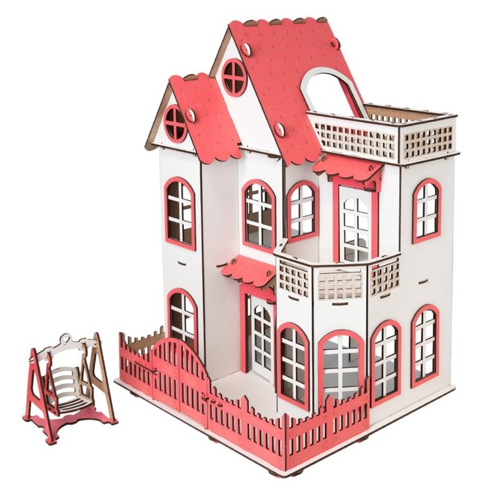 Кукольный домик «Престиж» белый Кукольный домик «Престиж» белый