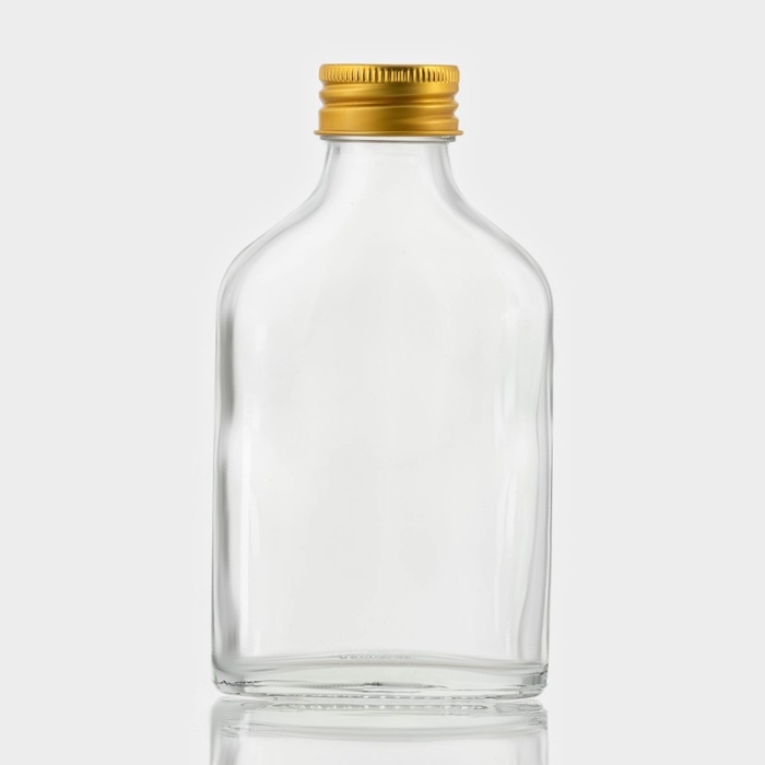 Бутыль стеклянная для соусов и масла с металлической крышкой, 150 мл, 6,5×3×12,5 см Бутыль стеклянная для соусов и масла с металлической крышкой, 150 мл, 6,5×3×12,5 см