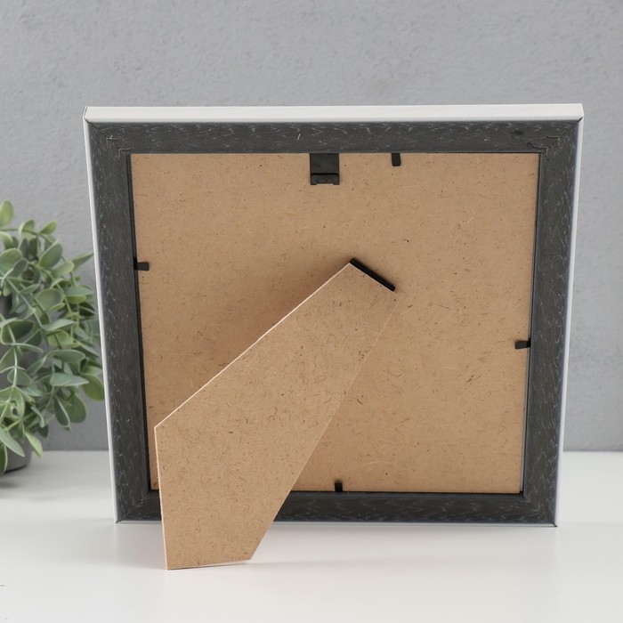 Фоторамка пластик Фоторамка пластик "МИРАМ" 20х20 см, 642461-22, слоновая кость (пластиковый экран)