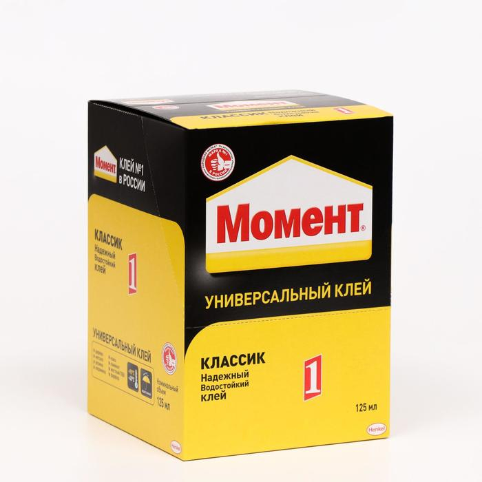 Клей Момент-1 универсальный 125мл бокс 6 шт Клей Момент-1 универсальный 125мл бокс 6 шт