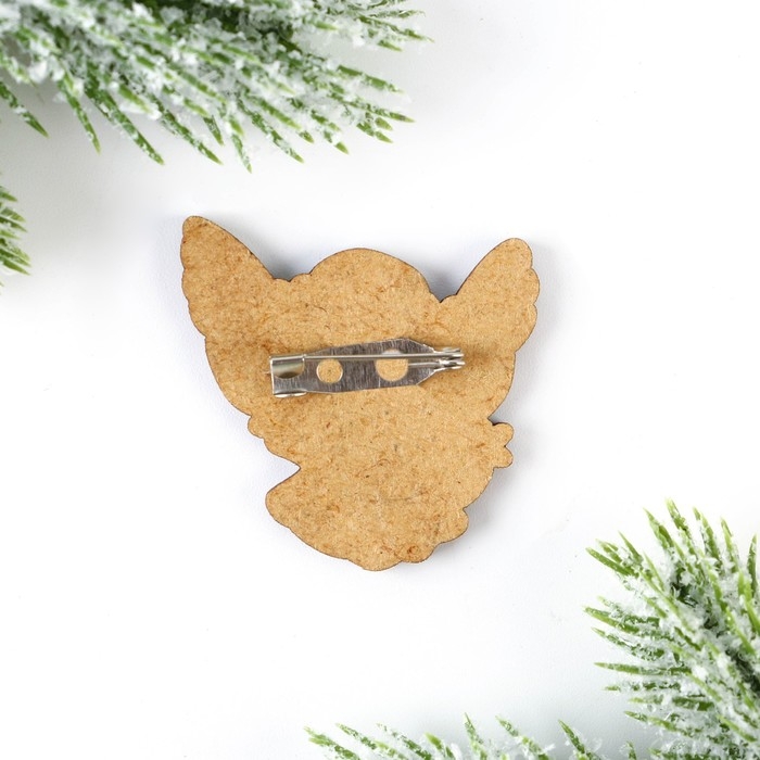 Значок новогодний закатной «Новый год: чирикать», 5,6 см. Значок новогодний закатной «Новый год: чирикать», 5,6 см.