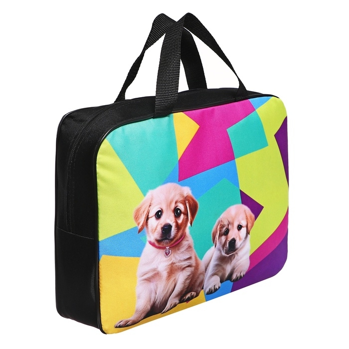 Набор первоклассника в папке Calligrata «Собачки», 70 предметов, с пособиями (20 карточек)