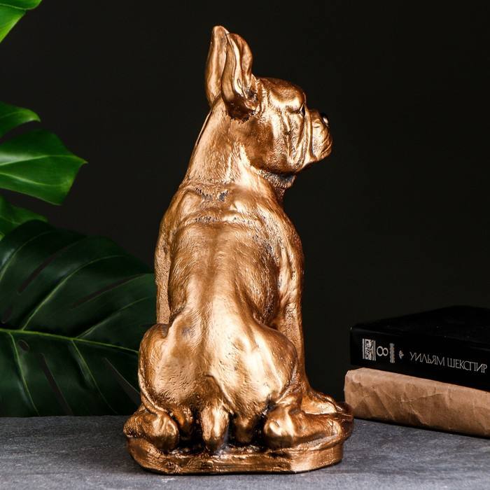 Копилка Копилка "Французский бульдог большой" бронза, 19х26х35см