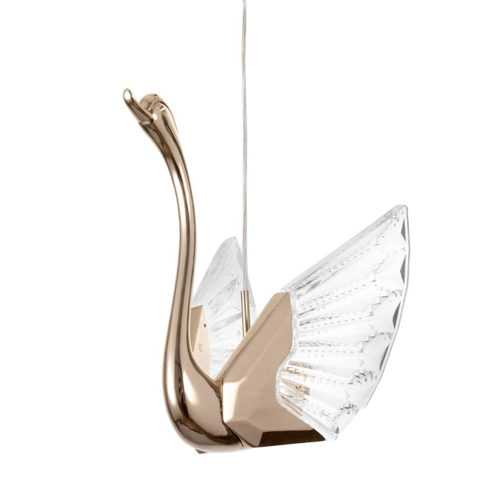 Светильник BayerLux "Лебедь" LED 12Вт золото 24х15,5х22-110 см