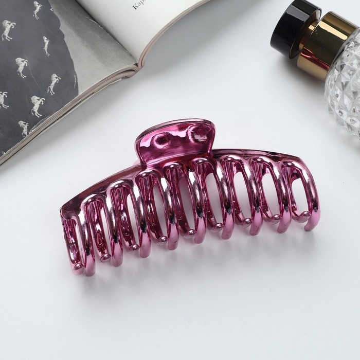 Краб для волос Краб для волос "Глянец люкс" зубья классика, 11 см, микс