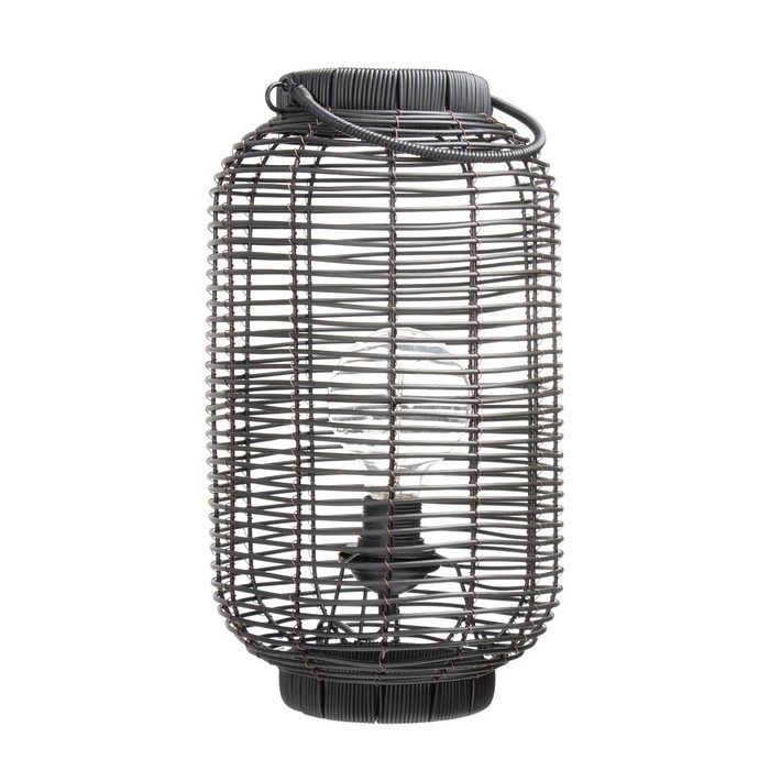 Настольная лампа Настольная лампа "Бурмис" Е27 15Вт черный 23х23х40 см RISALUX