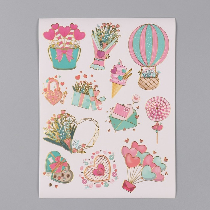 Фотоальбом 25 листов (наклейки+кольца)  Фотоальбом 25 листов (наклейки+кольца) "Любовь там, где в неё верят!" 19х27х3 см