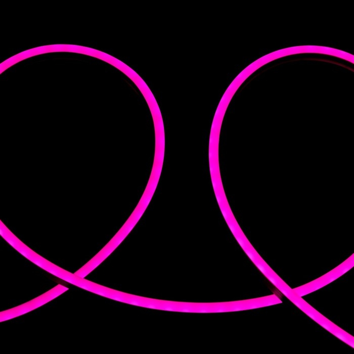 Гибкий неон Luazon Lighting 6 × 12 мм, IP65, 10 м, SMD2835, 120 LED/м, 12 В, свечение розовое Гибкий неон Luazon Lighting 6 × 12 мм, IP65, 10 м, SMD2835, 120 LED/м, 12 В, свечение розовое