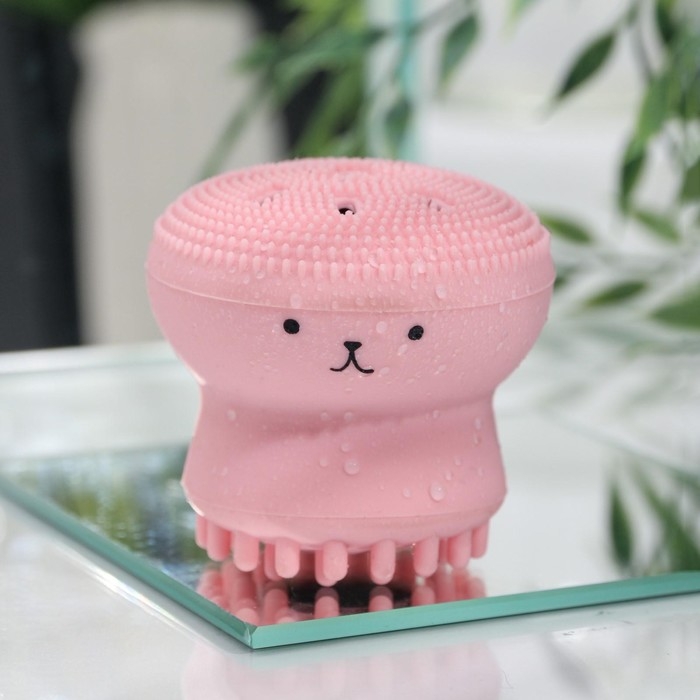 Массажер для лица, спонж для умывания «Котик» 5,5 х 5,5 см Массажер для лица, спонж для умывания «Котик» 5,5 х 5,5 см