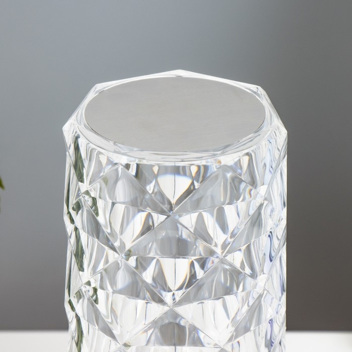 Настольная лампа с ПДУ Настольная лампа с ПДУ "Призма" LED RGB АКБ 9,5х9х21,5 см RISALUX