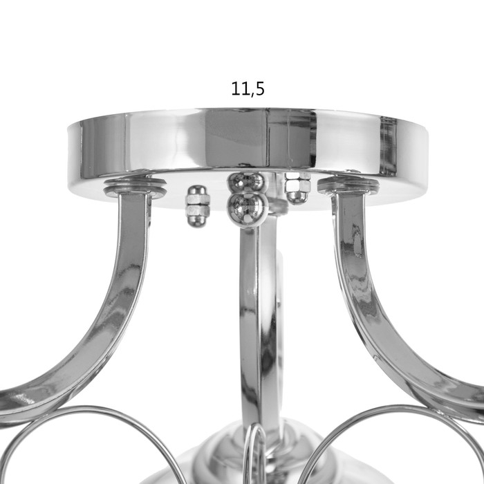 Люстра Люстра "Эшли" 3х40Вт Е27 Хром 53х53х20см