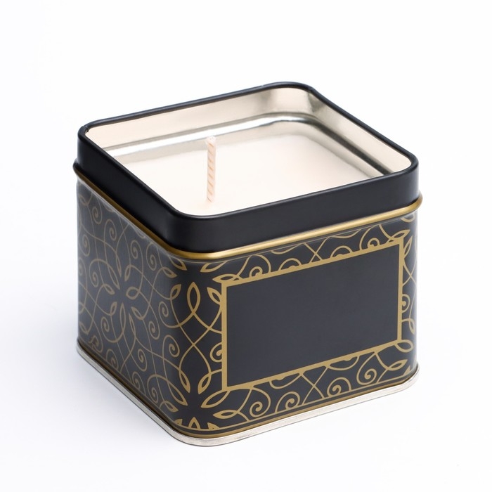 Свечи ароматические в жестяной банке  Свечи ароматические в жестяной банке "Ландыш"